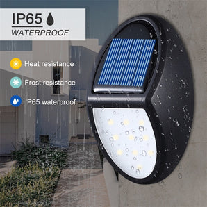 10 LED Solar Wall Light Waterproof Sconce Security