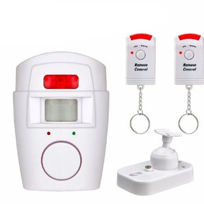 Home Security PIR MP Alert Infrared Sensor Anti-theft Motion Detector Alarm Monitor Wireless Alarm System 2 Remote Controller