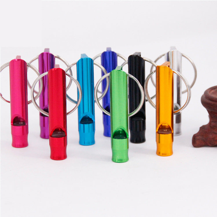 Self-Defense Keychain Set 4-piece Spray Knife Alarm Whistle