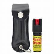 Black Flash Light Stun Gun and Pepper Spray Combo for Self Defense