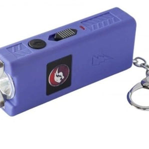 PURPLE RECHARGEABLE MINI STUN GUN WITH LED LIGHT - Safe At College