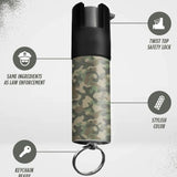 CAMO KEYCHAIN MINI PEPPER SPRAY - Safe At College