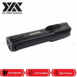 DZS MILITARY GRADE ALUMINUM TACTICAL HIGH POWER STUN GUN FLASHLIGHT 15M VOLT - Safe At College