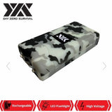 DZS 10 MILLION VOLT SELF DEFENSE SNOW CAMO STUN GUN RECHARGEABLE - Safe At College